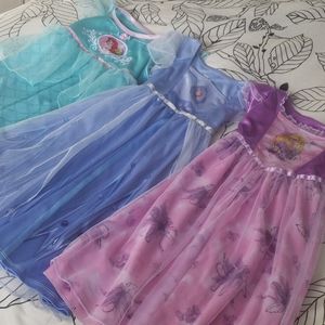 3t Disney Princess Nightgowns